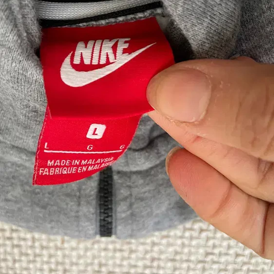 L 나이키 여성 기모 후드집업 자켓 N.6581 상품이미지7