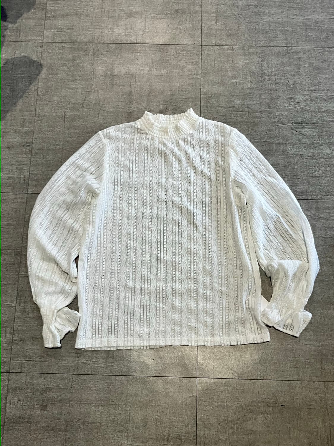 일본빈티지 하구미모리걸 달천깔페어리 레이어드 폴라티셔츠 상품이미지1