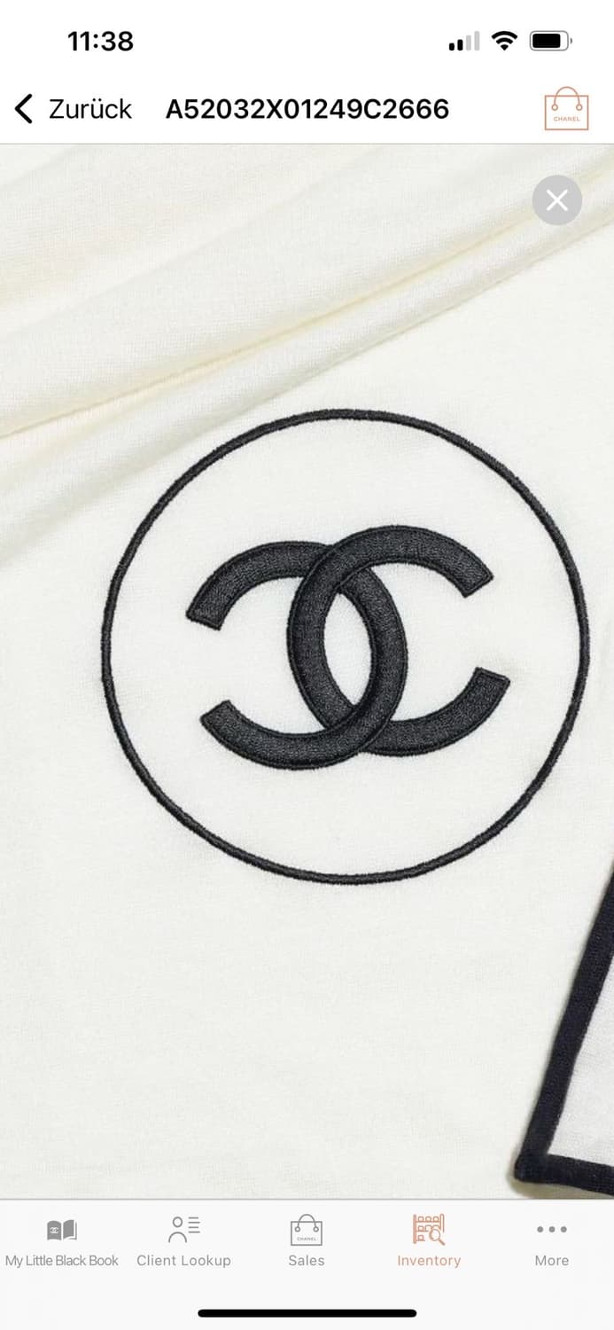 샤넬 아이보리 제니 스카프  상품이미지1