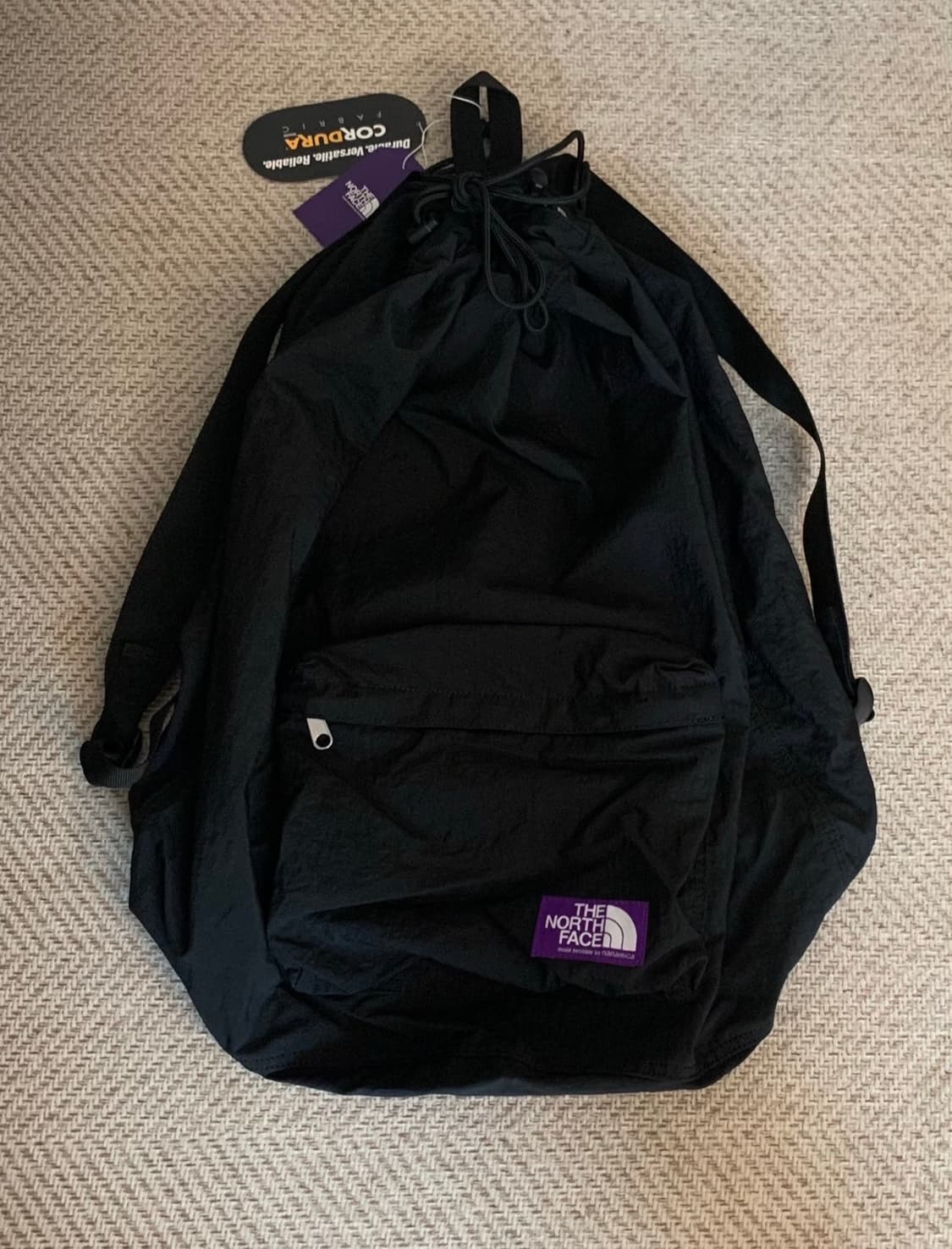 노스페이스 퍼플라벨 립스탑 코듀라 백팩 블랙  상품이미지1