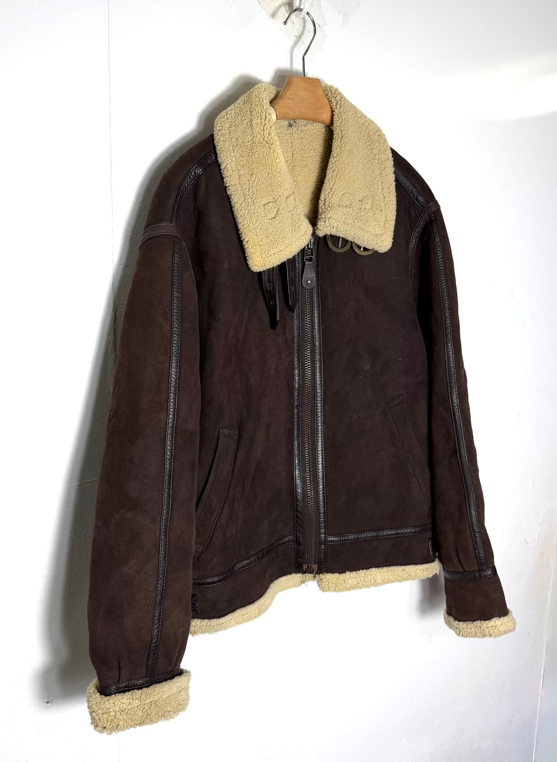 b3 무스탕 b-3 b3무스탕 b-3무스탕 가죽자켓 쉽스킨 레더자켓 상품이미지1