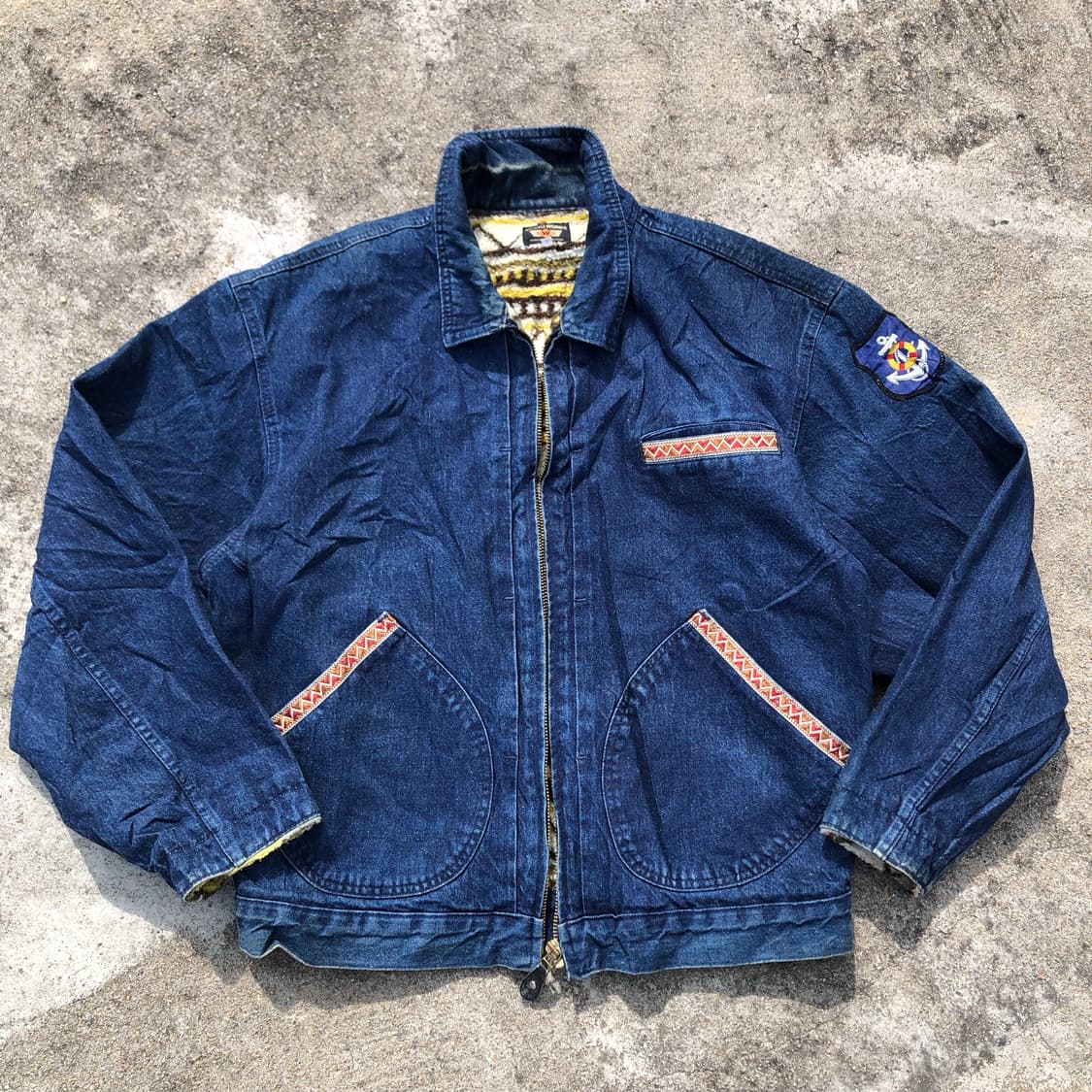 [L~XL] Wolvo Works 빈티지 데님 자켓 상품이미지1