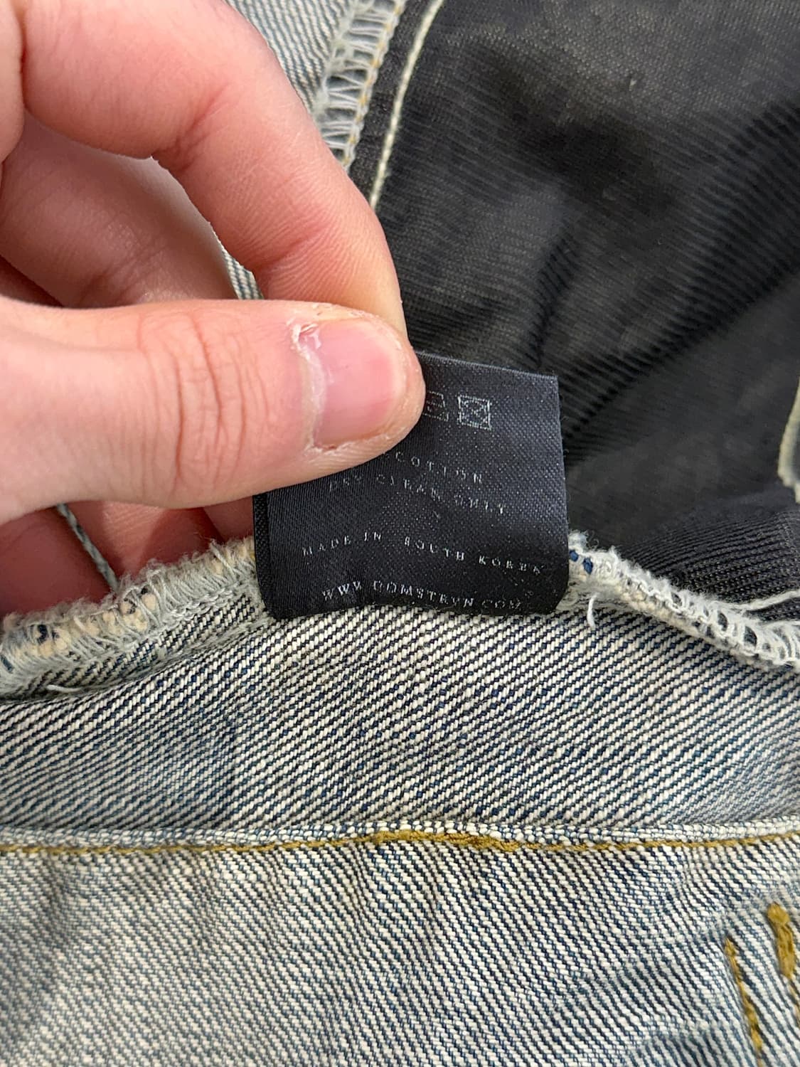 도미넌스 스트라반 프론트 하이넥 케블러 인디고 데님 자켓 상품이미지10