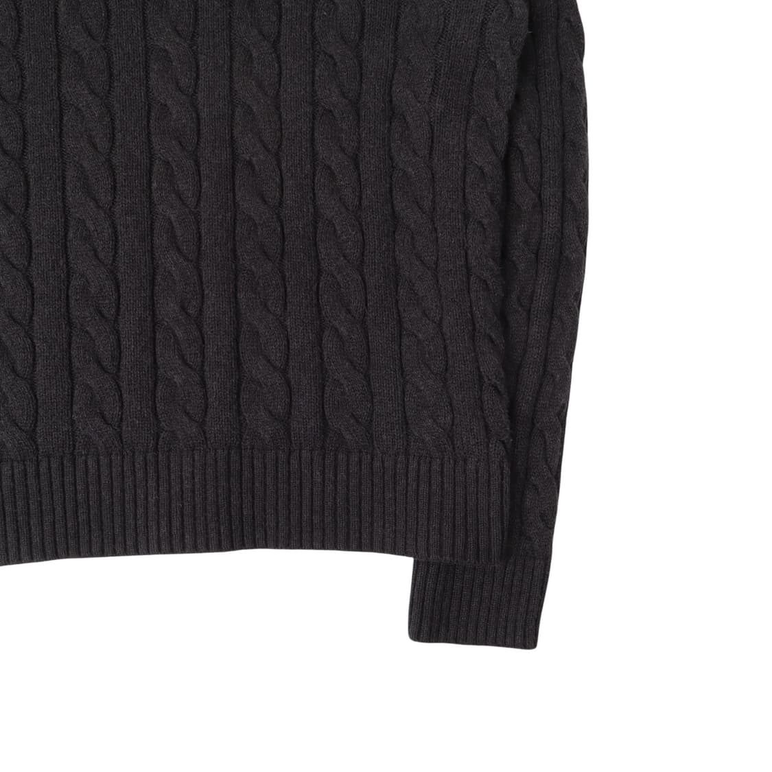 폴로 랄프로렌 QR 챠콜 베이직포니 케이블 니트 상품이미지7