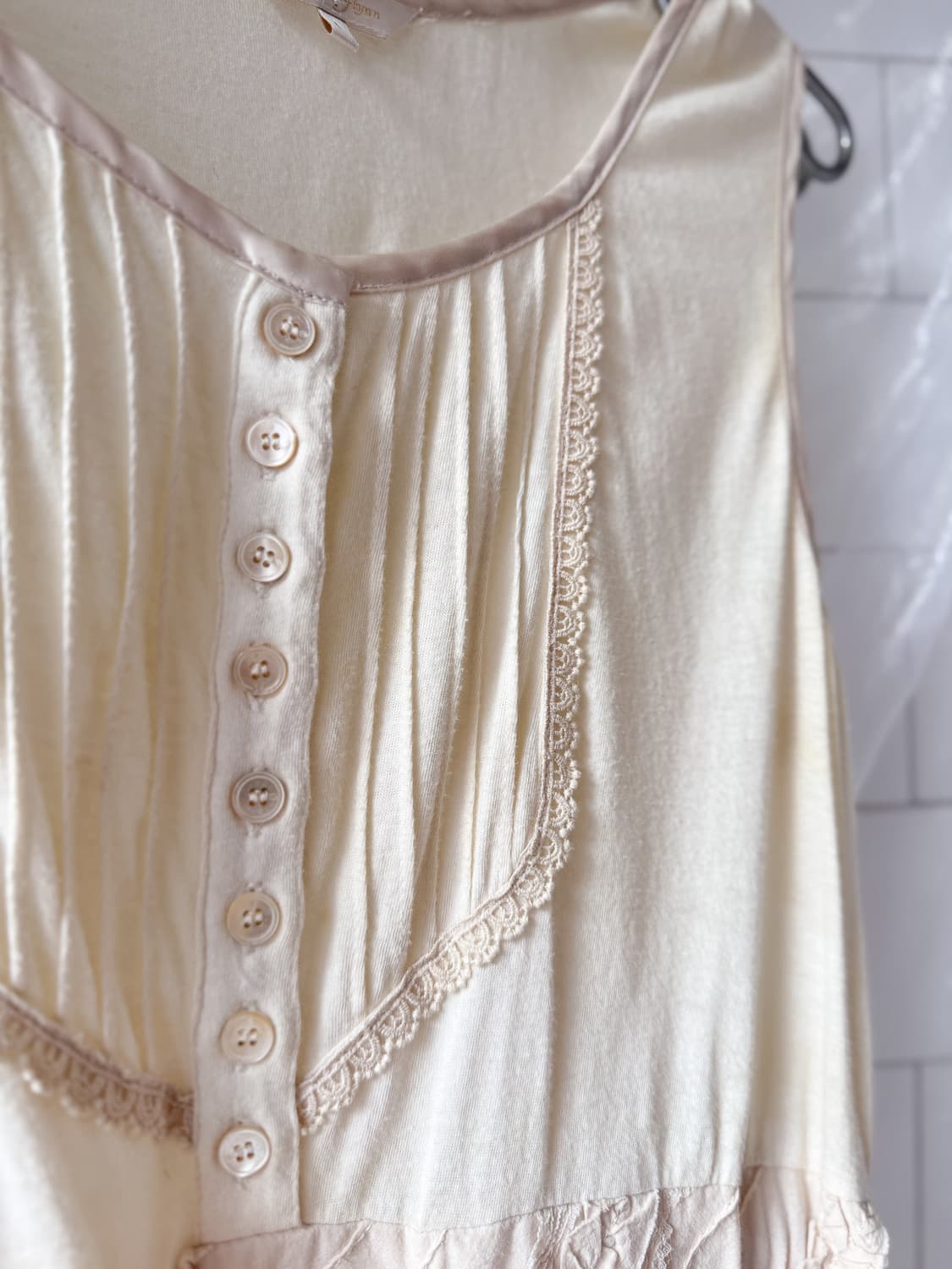 Cotton Lace Button Dress 0316 상품이미지3