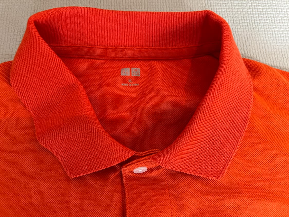 무료배송 - 유니클로 PK 반팔 카라티셔츠(오렌지) XL 상품이미지3