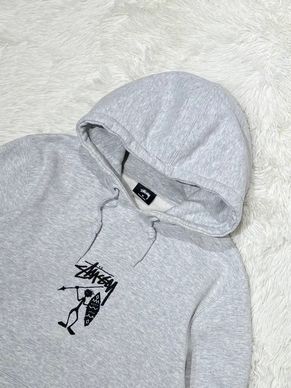 스투시 그레이 트라이브맨 후드 상품이미지4