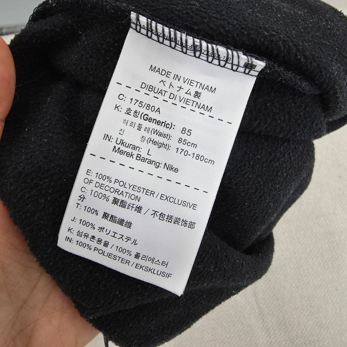 [L] 나이키 드라이핏 스우시 기모 트레이닝 조거팬츠 1229J 상품이미지7