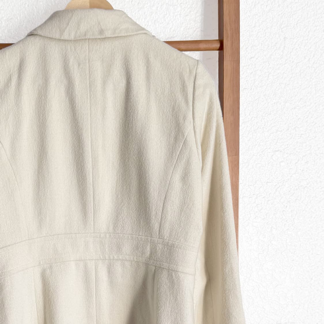 하루카 크림 톤 울 코트 상품이미지8