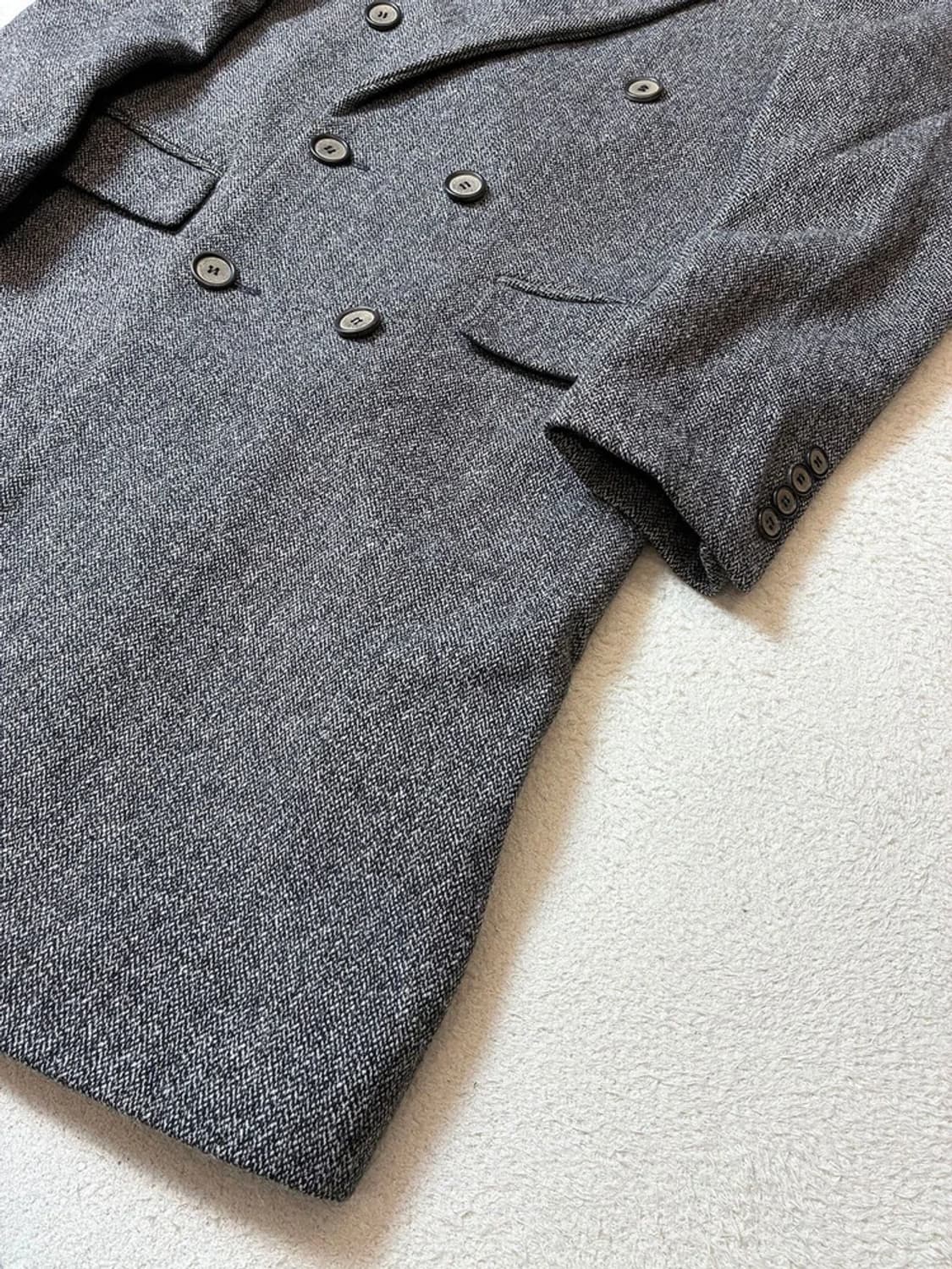 앤더슨벨 헤링턴 울 더블 브레스티드 코트 PN7248 상품이미지3