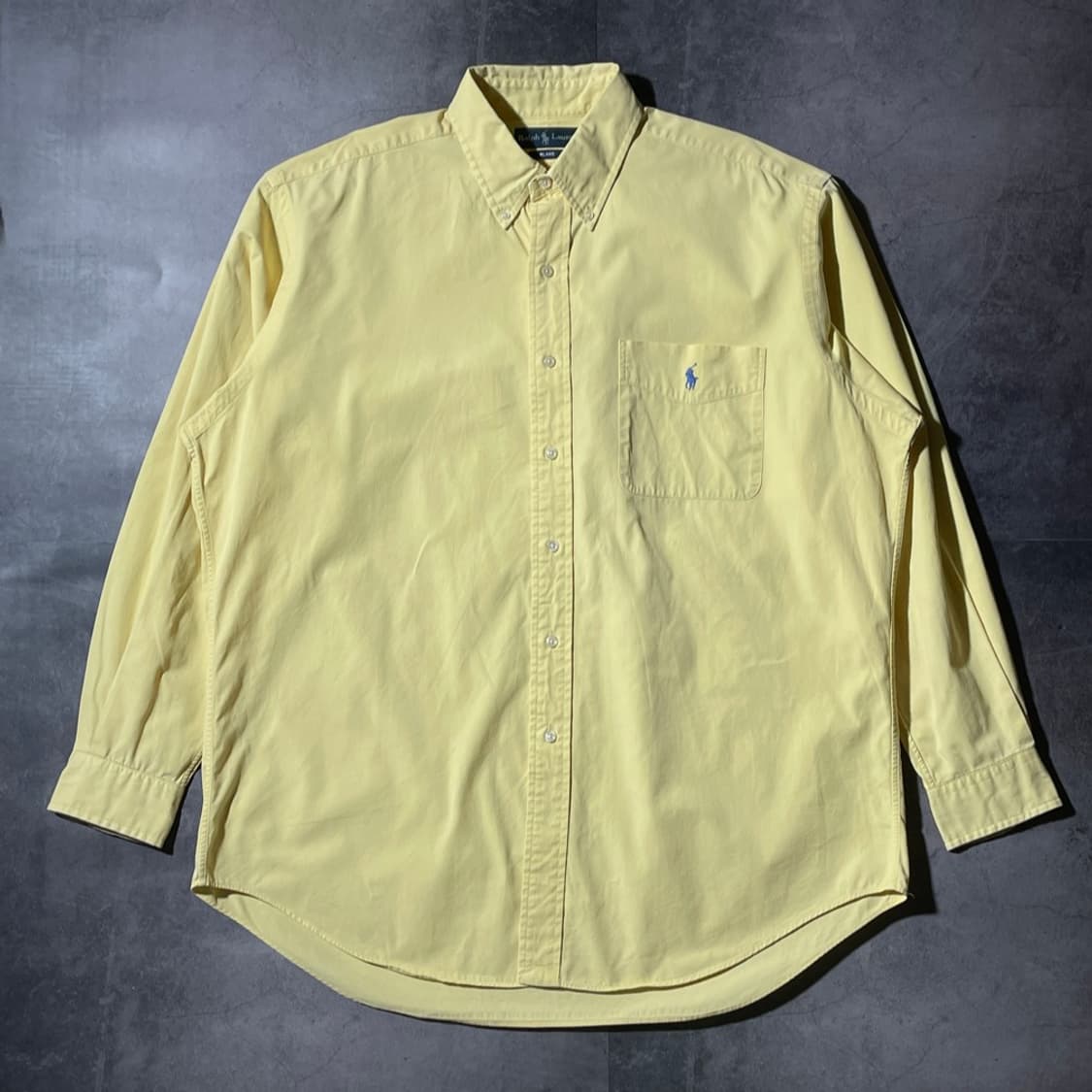 RALPH LAUREN 랄프로렌 옐로우 코튼셔츠 상품이미지1