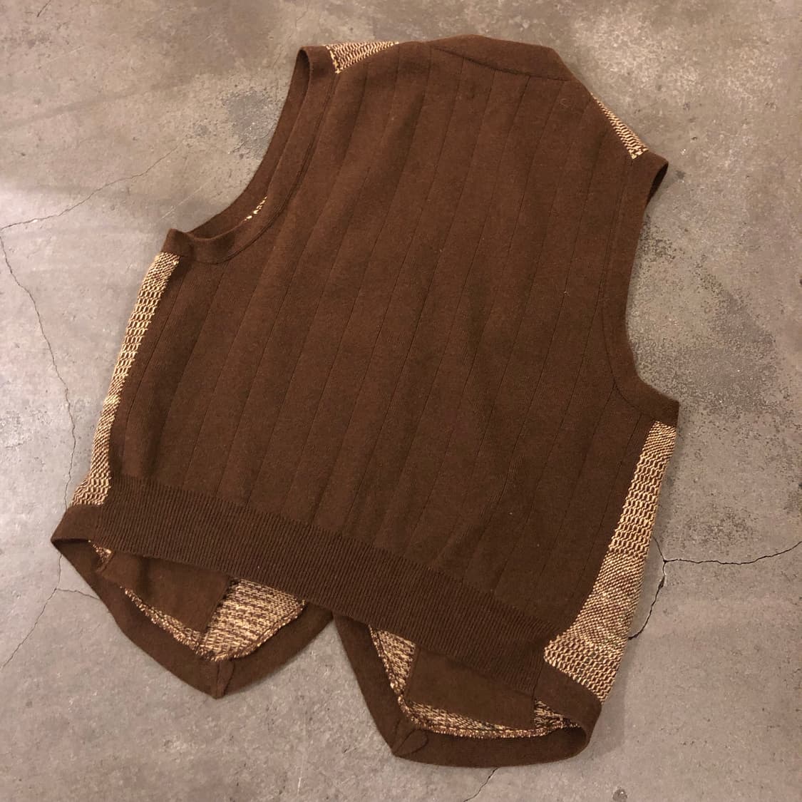 Hound Check Cashmere Knit Vest 상품이미지6