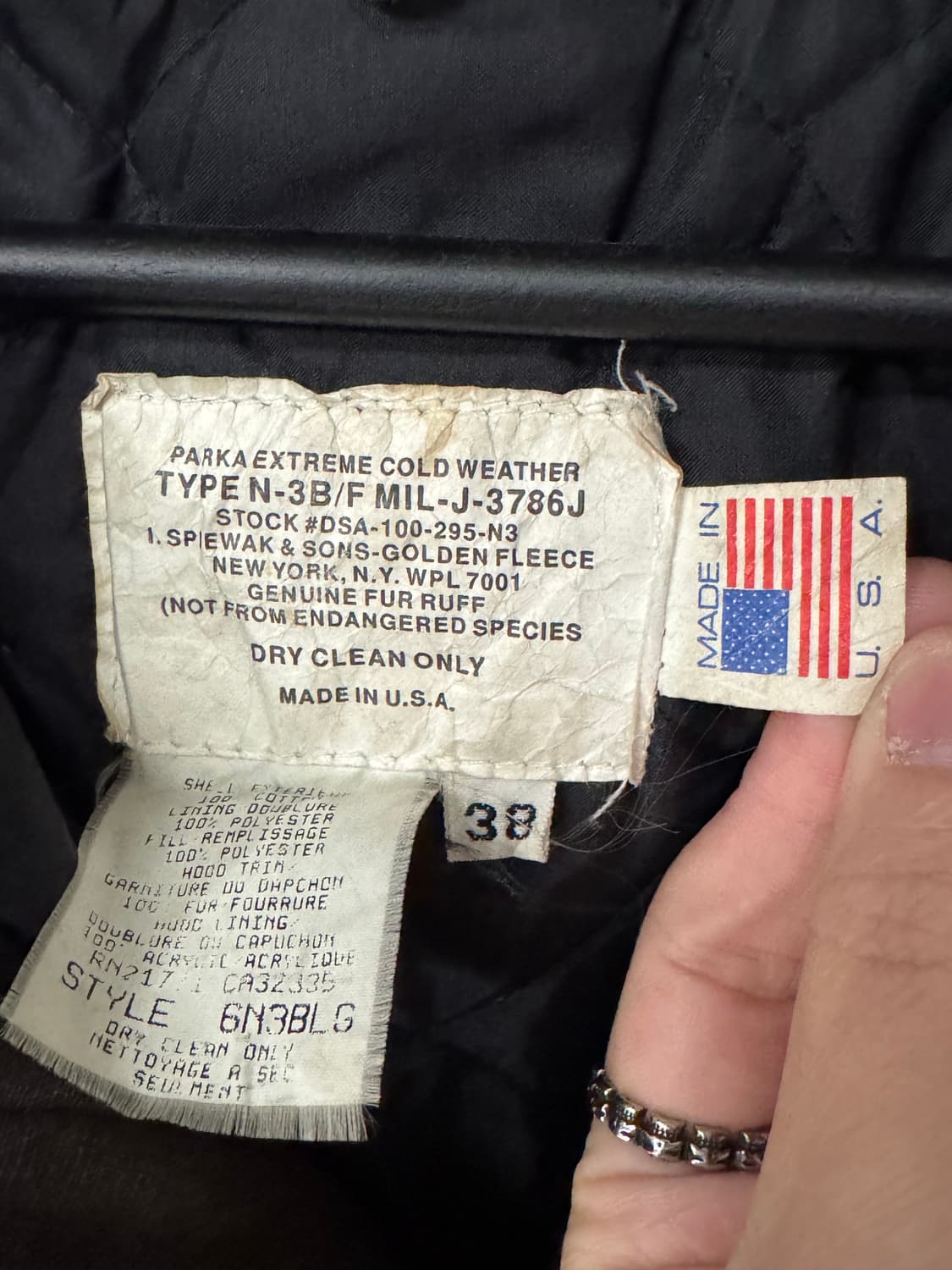 Spiewak N-3B 퍼후드 파카 상품이미지6