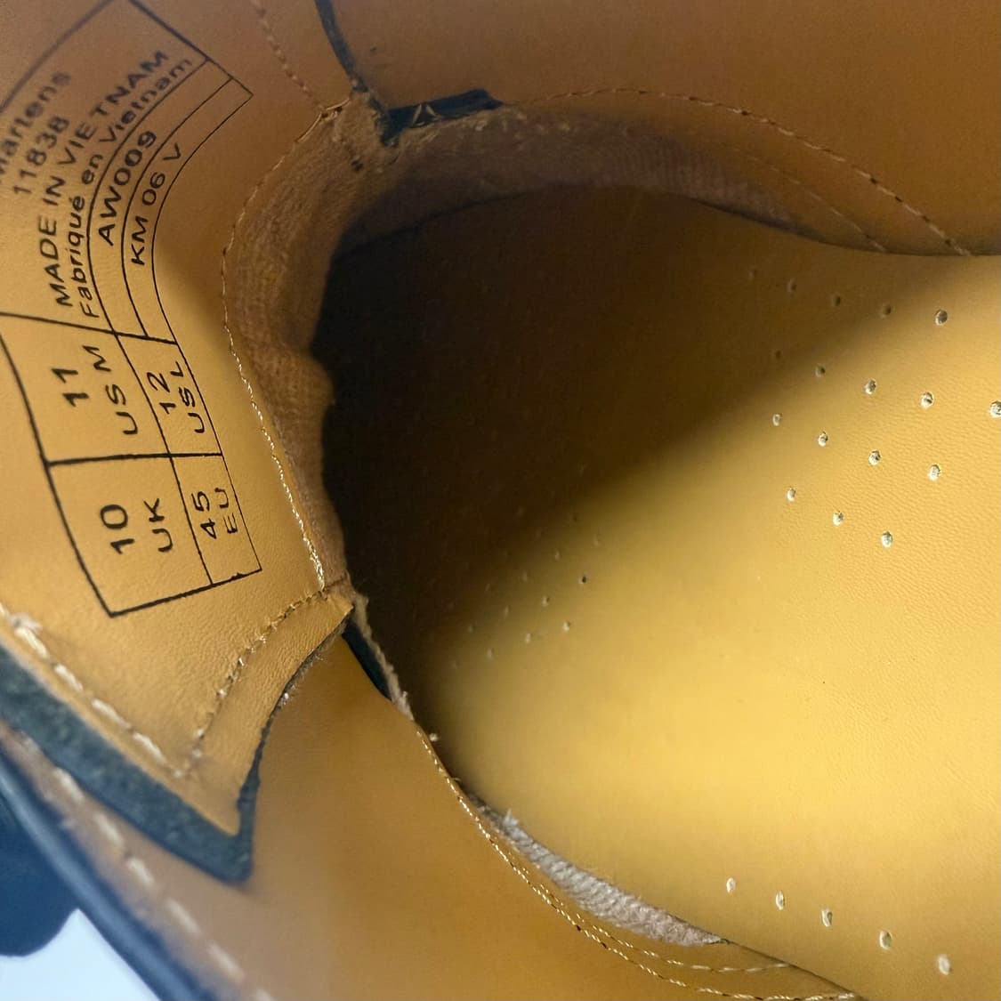 (UK10)닥터마틴 3홀 1461 11838 스무스 블랙 상품이미지9