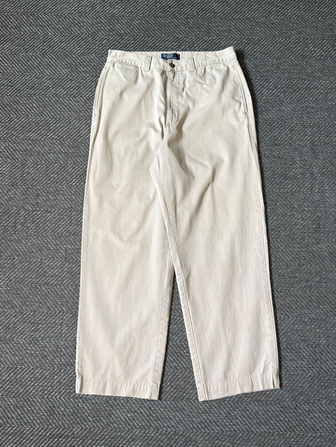 (33) 90s 폴로 랄프로렌 PHILIP 플랫 프론트 치노 팬츠 상품이미지1