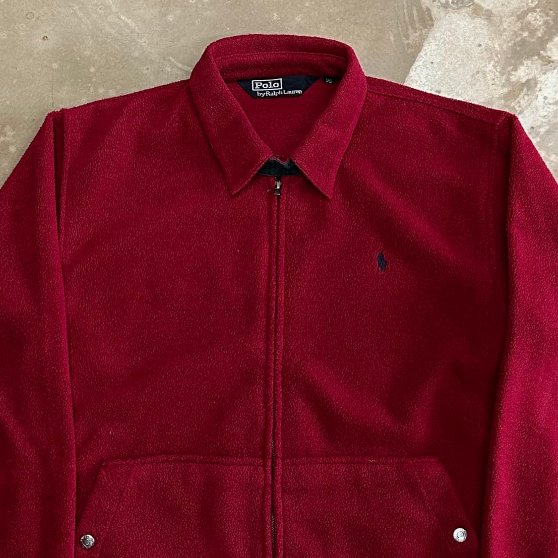 95 폴로랄프로렌 1990s 레드 플리스 자켓 상품이미지1