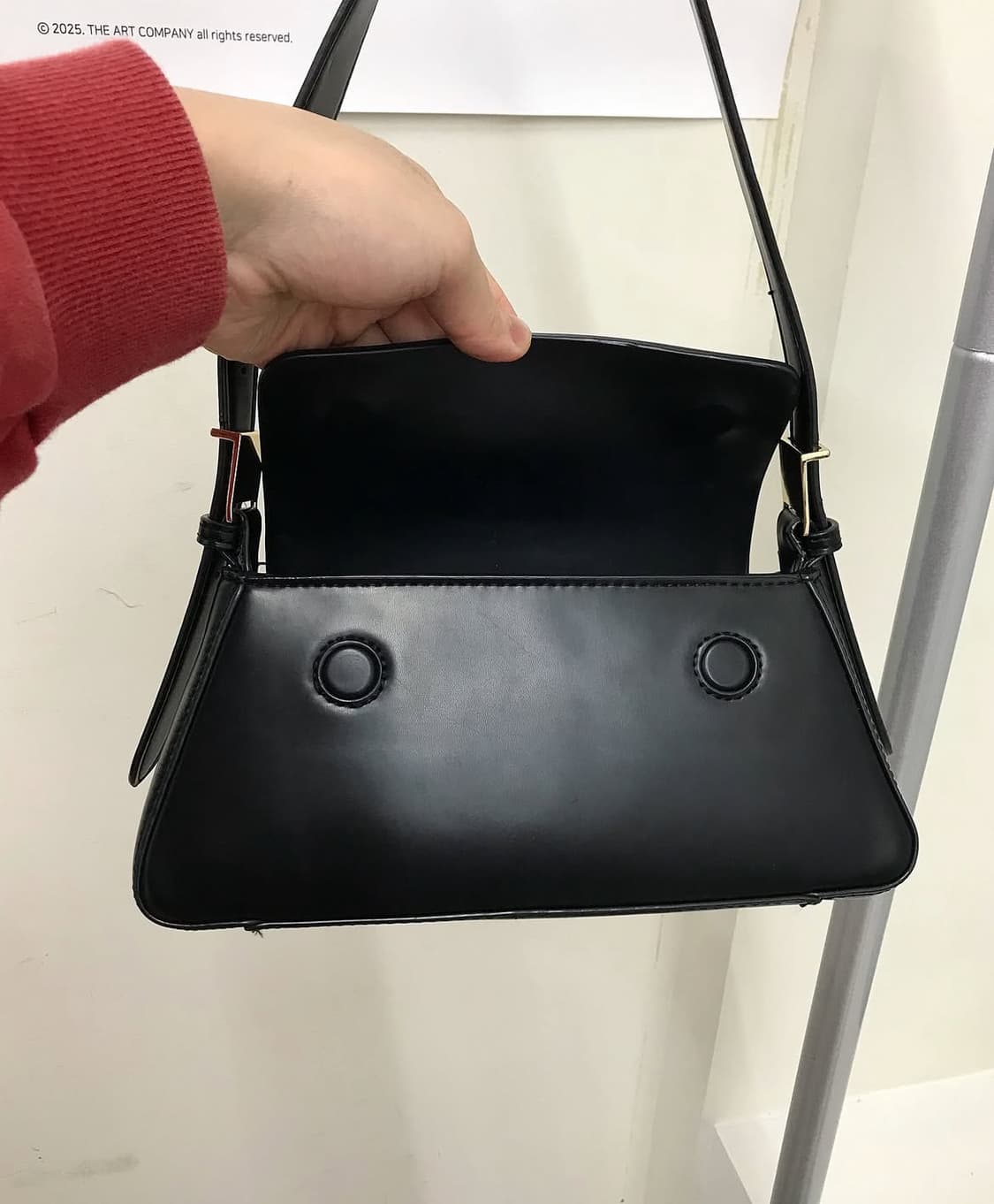 자라 레더 블랙 숄더백 가방 상품이미지6