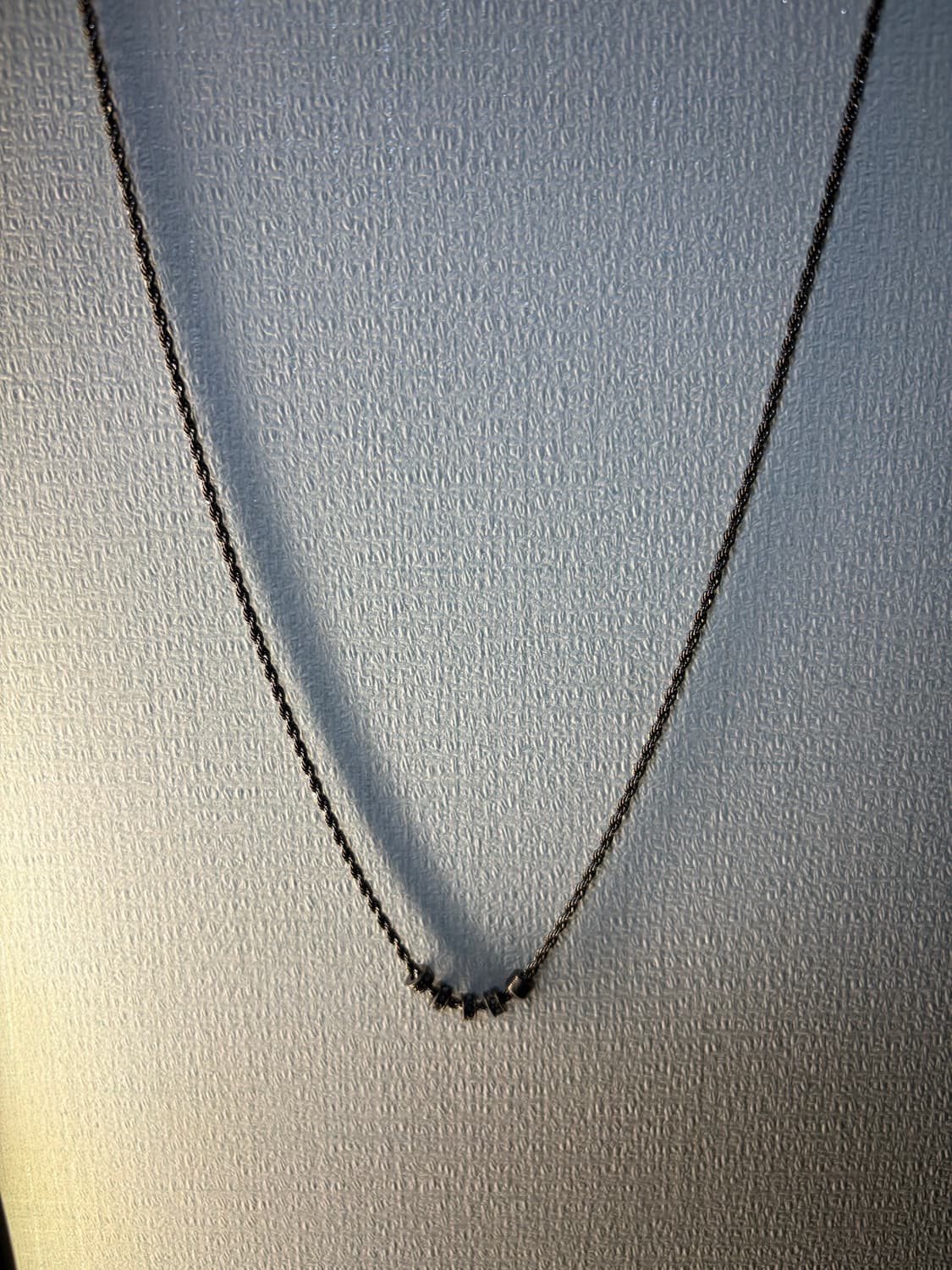 엠포리오 아르마니 스틸 스테인리스 건메탈 목걸이 상품이미지2