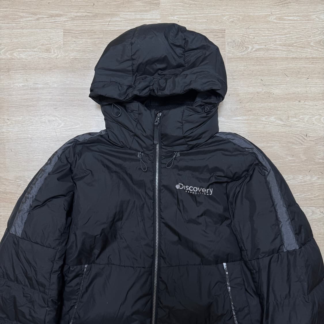 디스커버리 덕다운 후드 롱패딩 상품이미지2