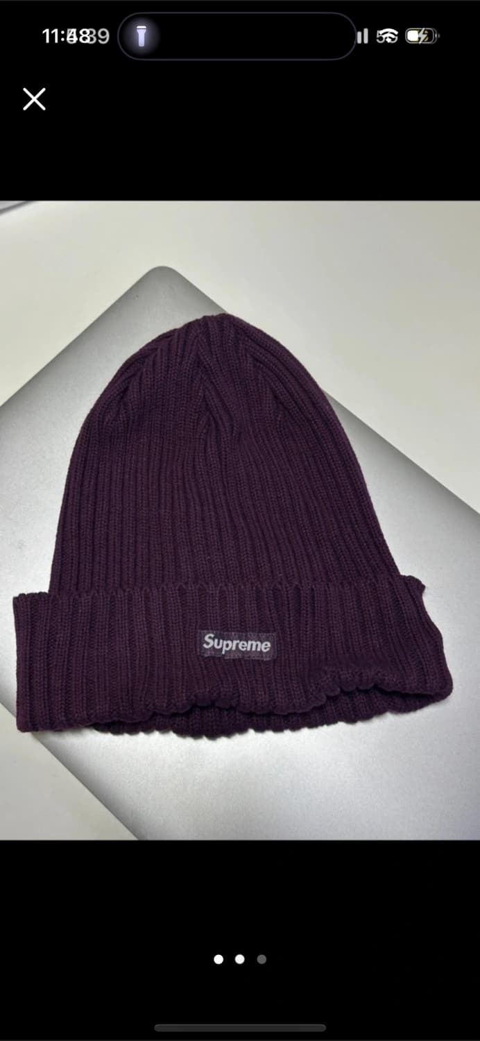 슈프림 supreme 비니 보라색 상품이미지1