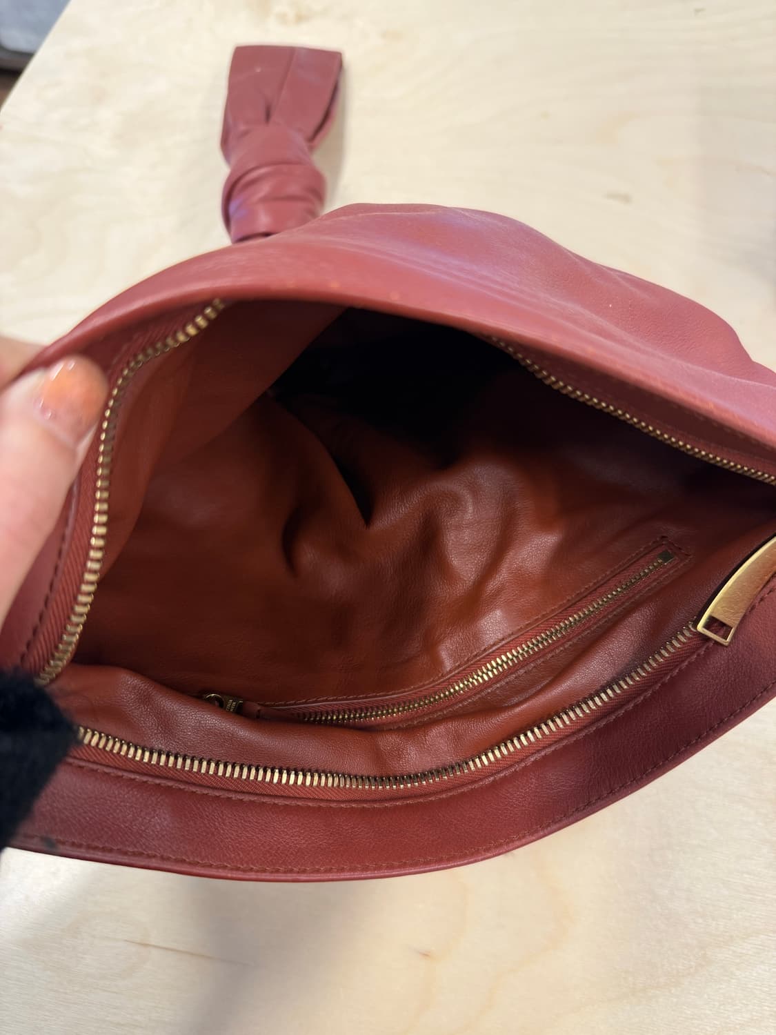 (정품) 보테가베네타 비텔로 나파 트위스트백 RUST 상품이미지5