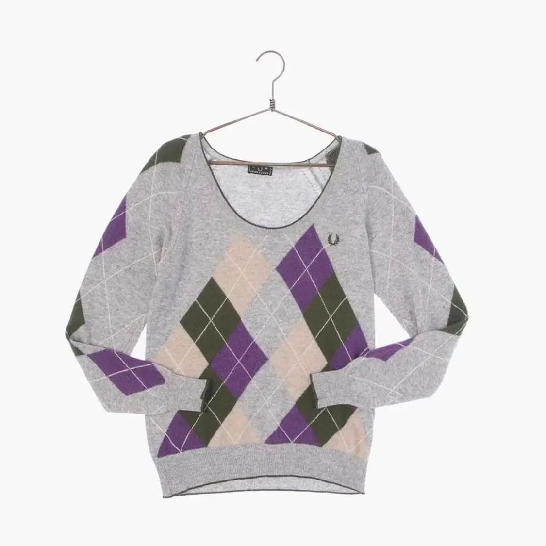 [M] Fred perry 프레드페리 캐시미어 블렌드 U넥 니트 상품이미지2