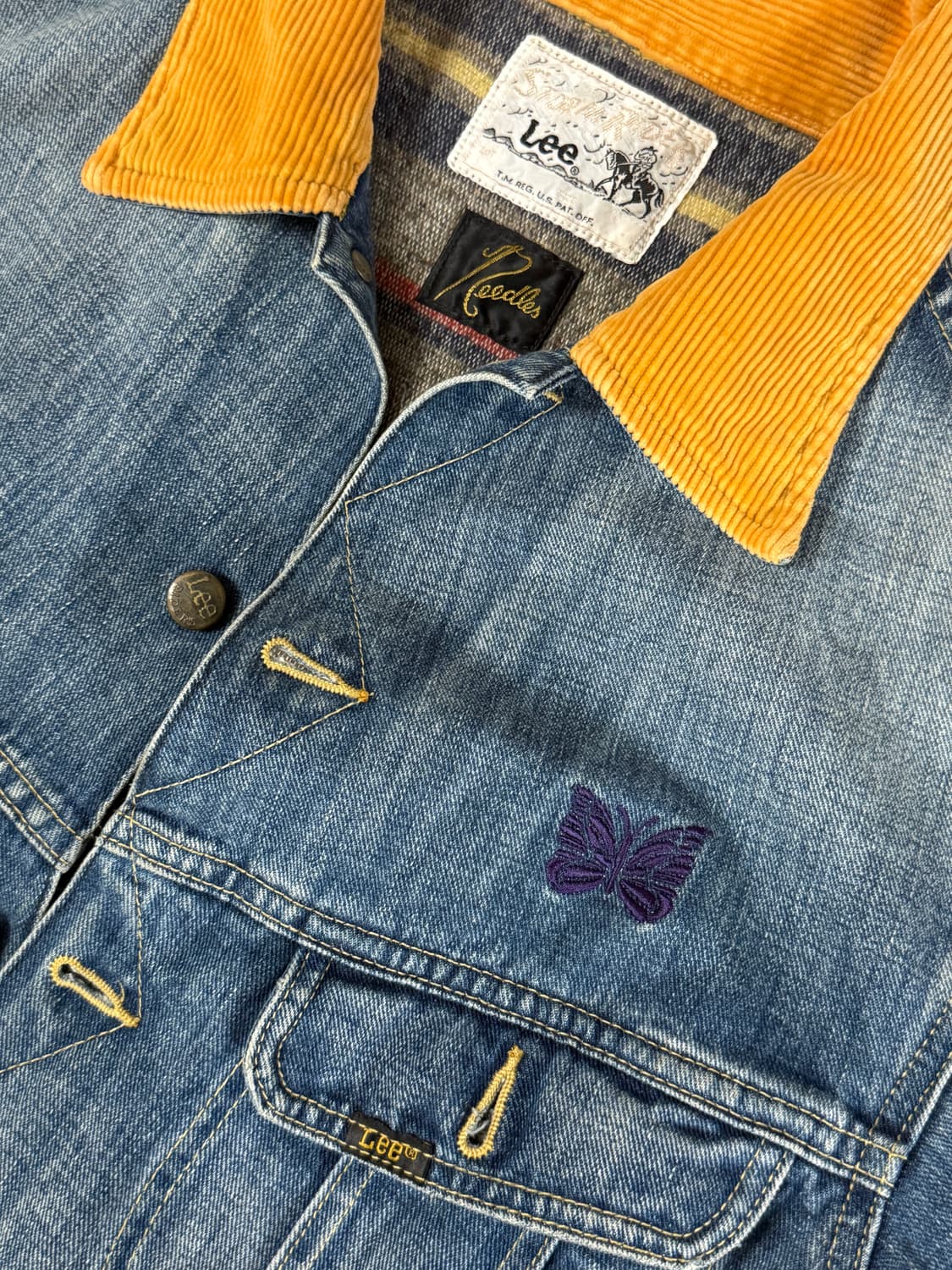 니들스 X 리(needles X Lee) 스톰라이더 데님 자켓 S  상품이미지2