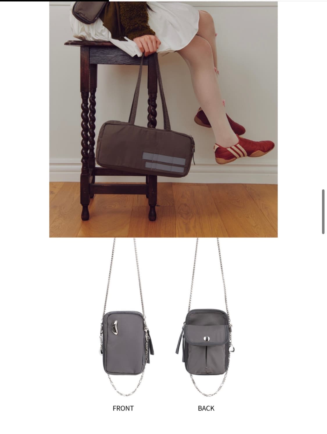 무음 야누스 카고백 블랙 상품이미지3