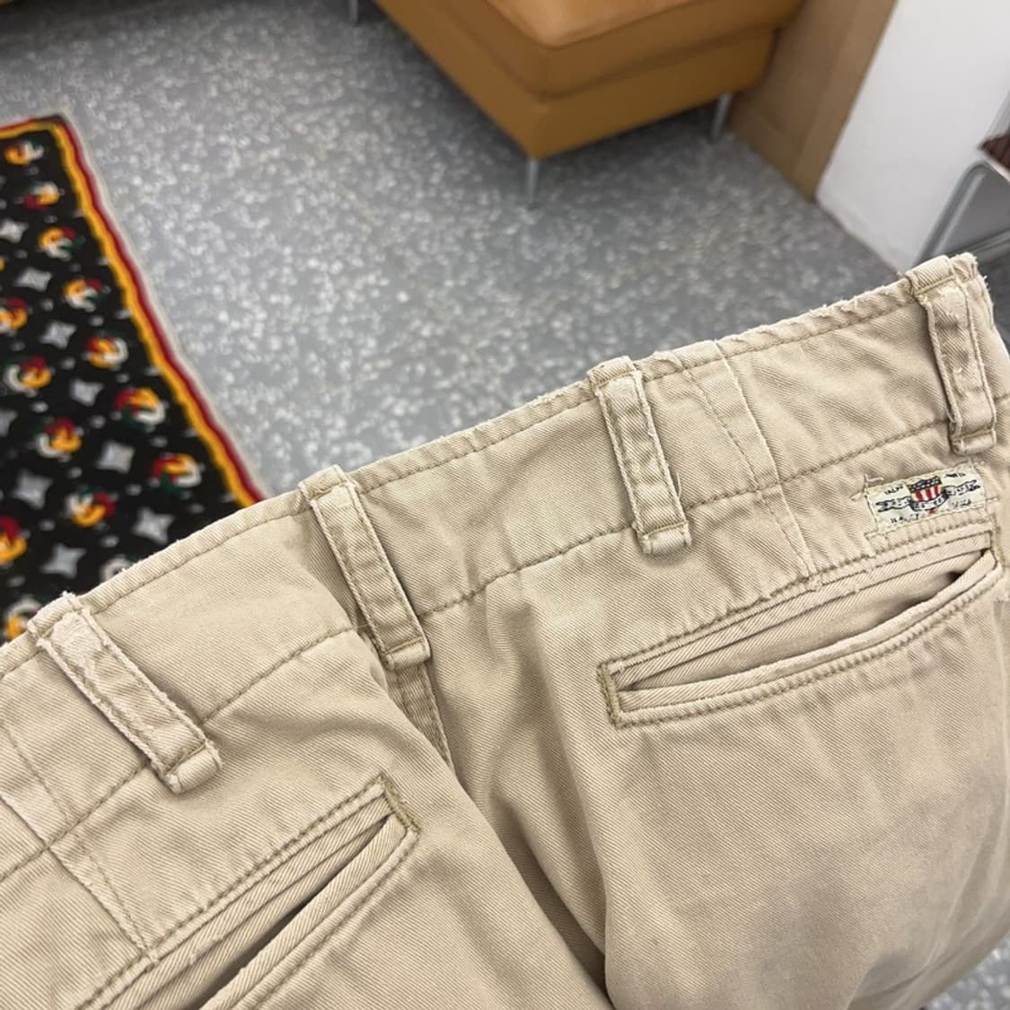 폴로 랄프로렌 빈티지 레트로 오트밀 코튼팬츠 28인치 C08112 상품이미지6