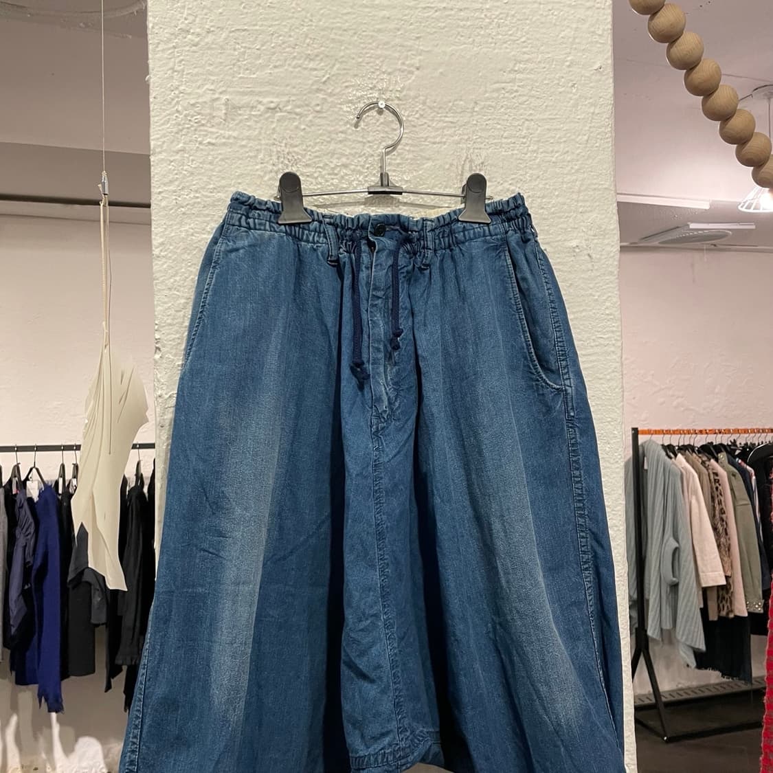 요지야마모토 뿌르옴므 데님 사루엘 팬츠 상품이미지2