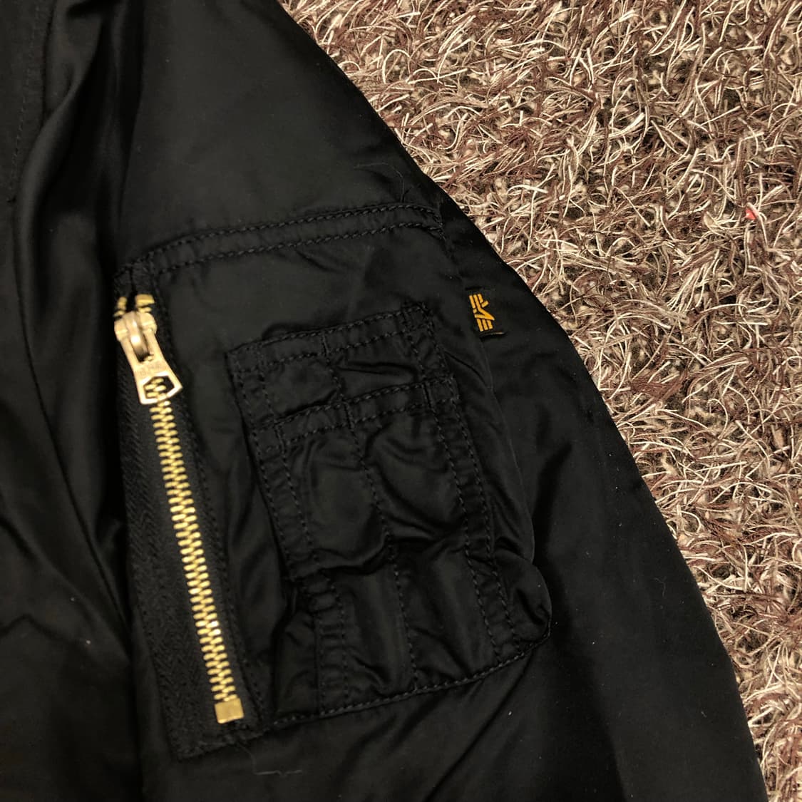 알파인더스트리 리버시블 봄버 나일론 플라이트 항공 점퍼 상품이미지3