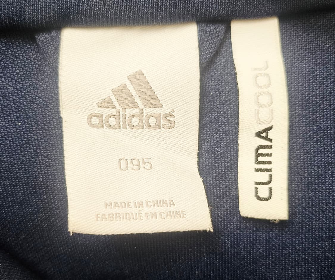 (95)M ☆초대장급☆ 아디다스 첼시 [네이비,골드금장]반집업 트레이닝탑 상품이미지2