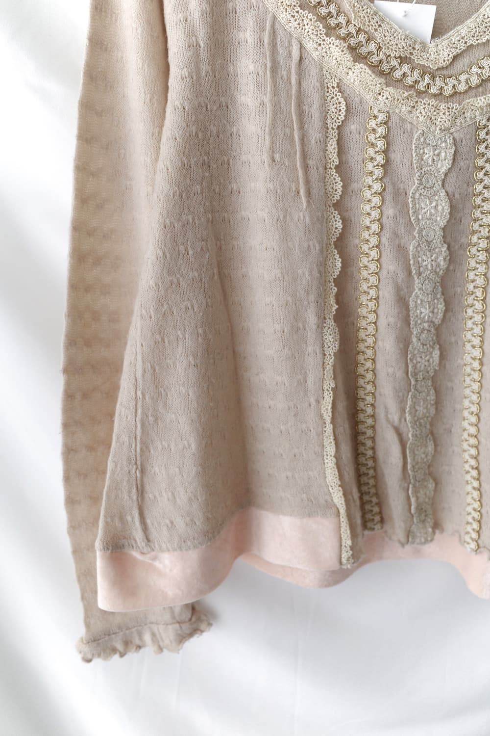 axes femme) lace knit T 상품이미지3