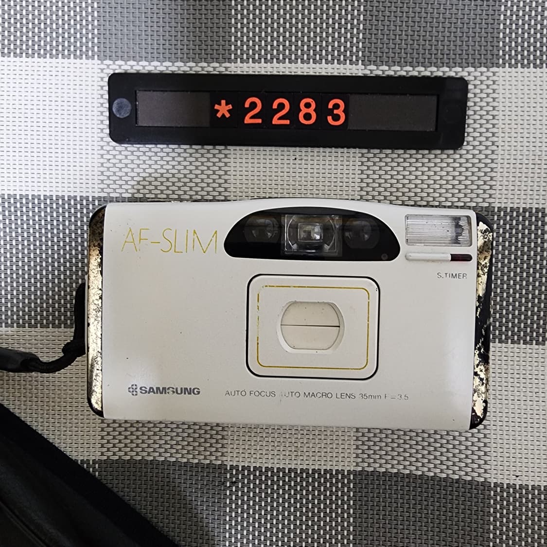삼성 AF 슬림 필름카메라 화이트바디 파우치포함 상품이미지1