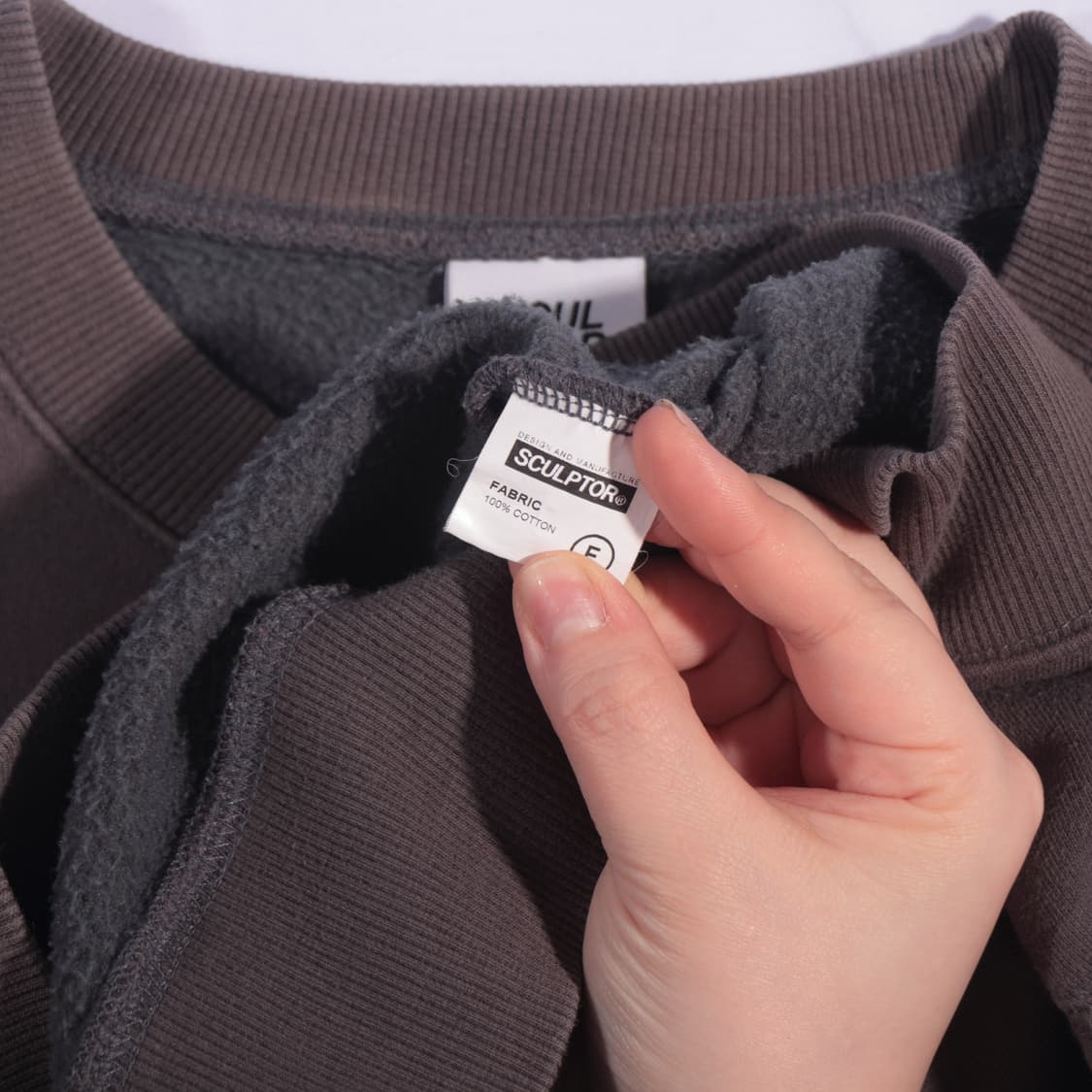 스컬프터 자수 맨투맨 B142 상품이미지3