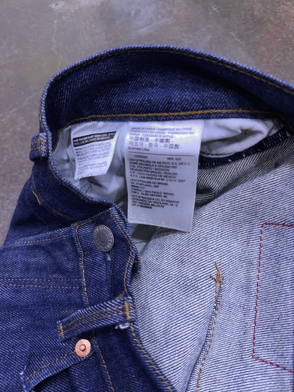 리바이스 541 엔지니어드진 프리미엄 애슬레틱핏 데님팬츠 32 상품이미지10