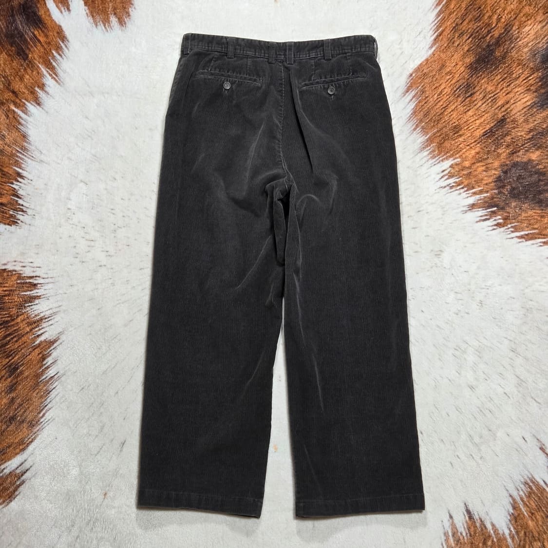 코듀로이 챠콜 와이드 팬츠 상품이미지4