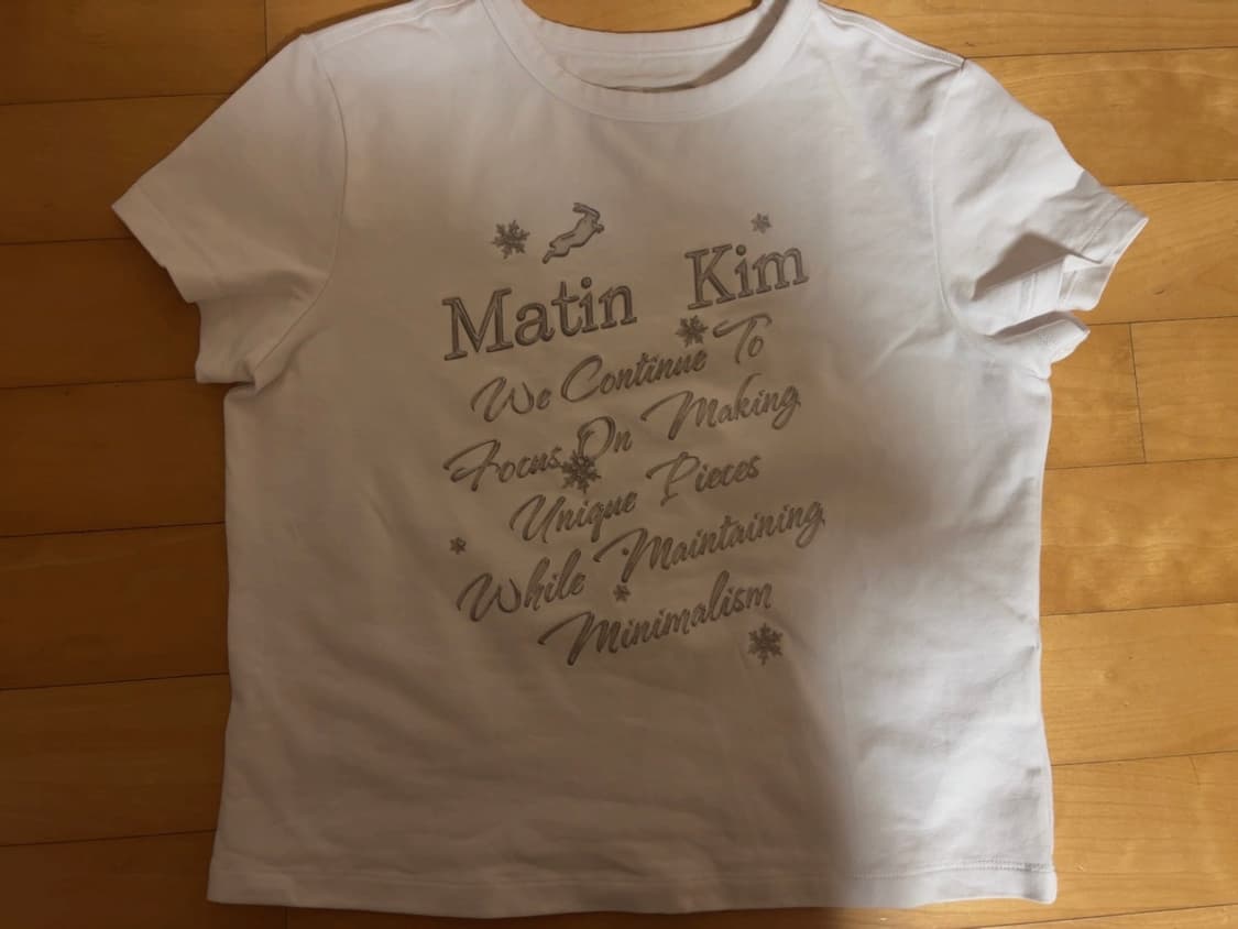 마뗑킴 프린팅 반팔 티셔츠 상품이미지1