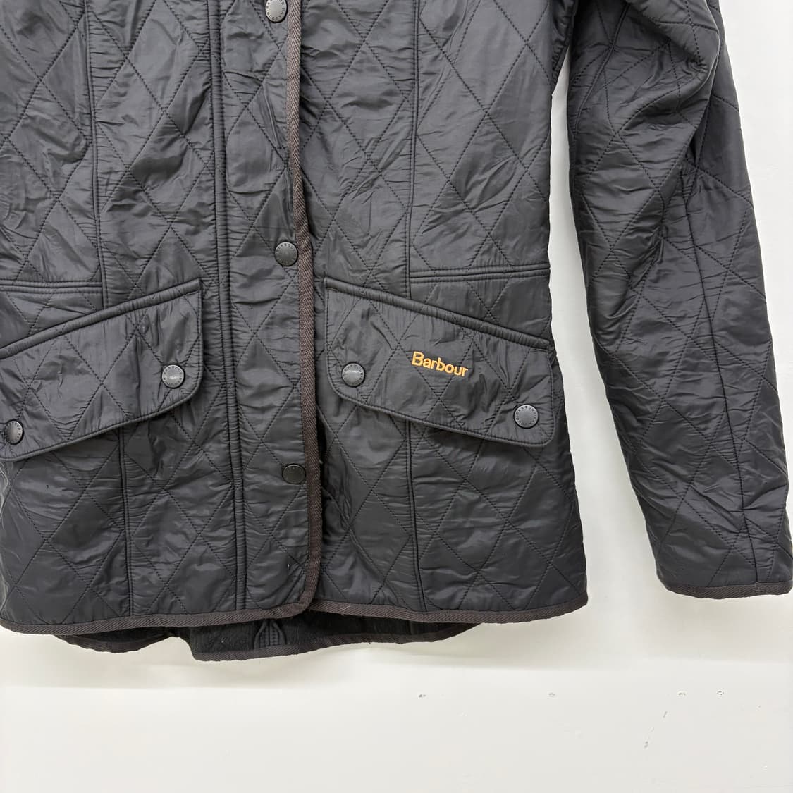 바버 블랙 퀼팅 자켓 여성 S 상품이미지2