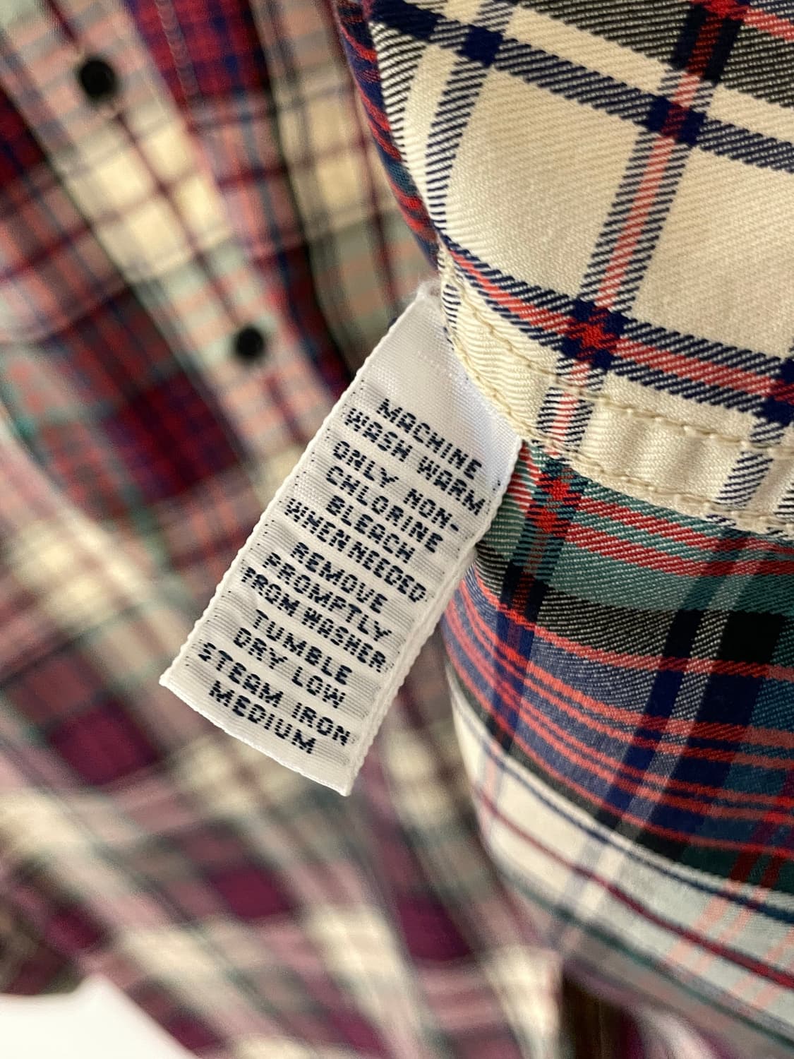 폴로 체크패턴 워크 셔츠  상품이미지6