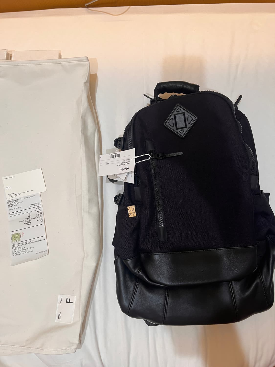 (새상품) 비즈빔 코듀라 20L 백팩 블랙 상품이미지1