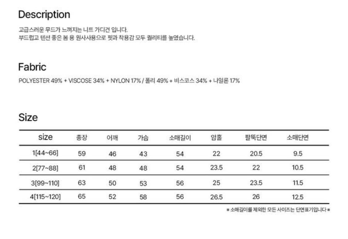 (2) 미케네 브이넥 라인 가디건 상품이미지6
