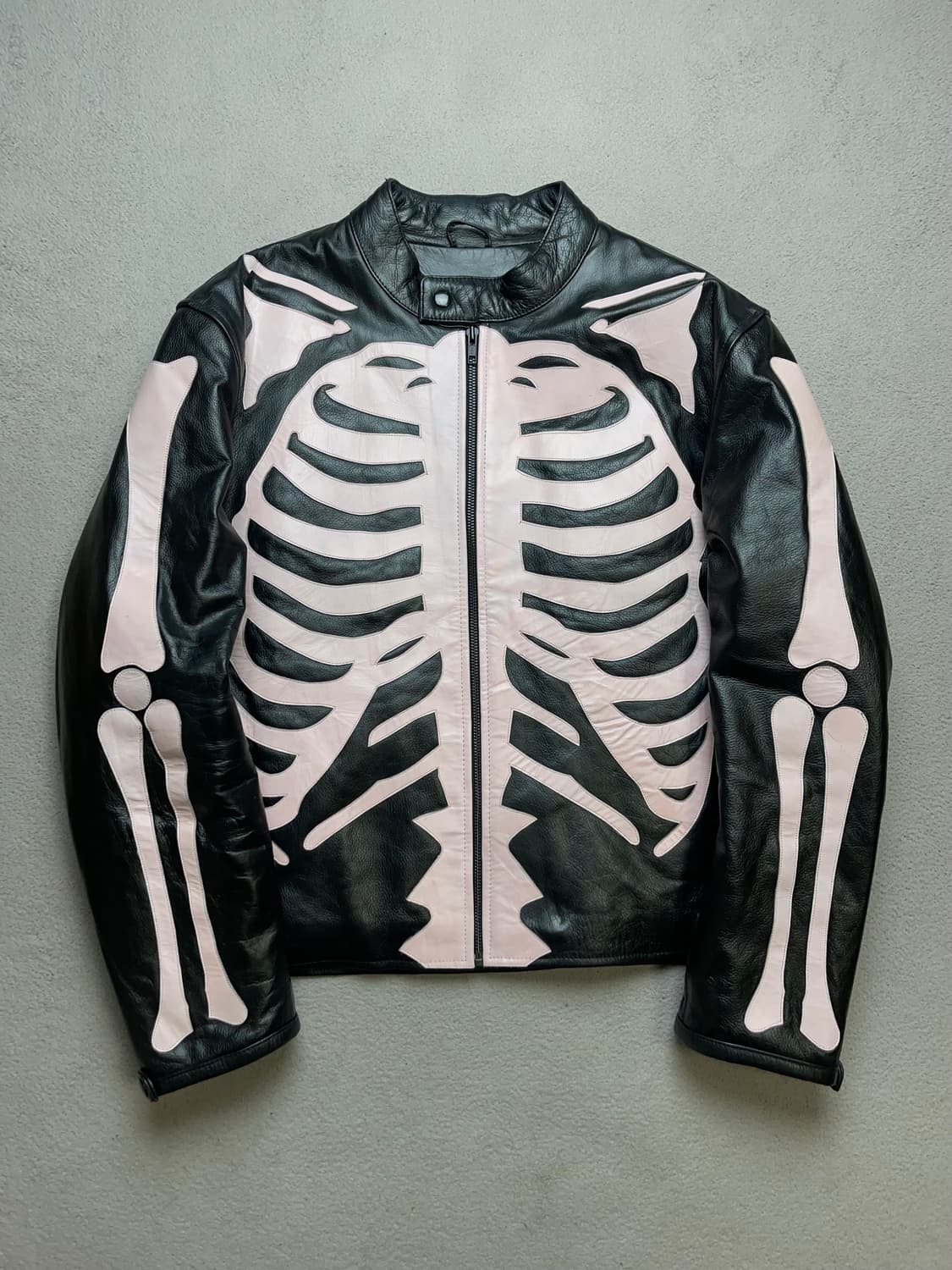 [택❌] 스켈레톤 소가죽자켓 -100-105 (밴슨 스타일) 상품이미지2