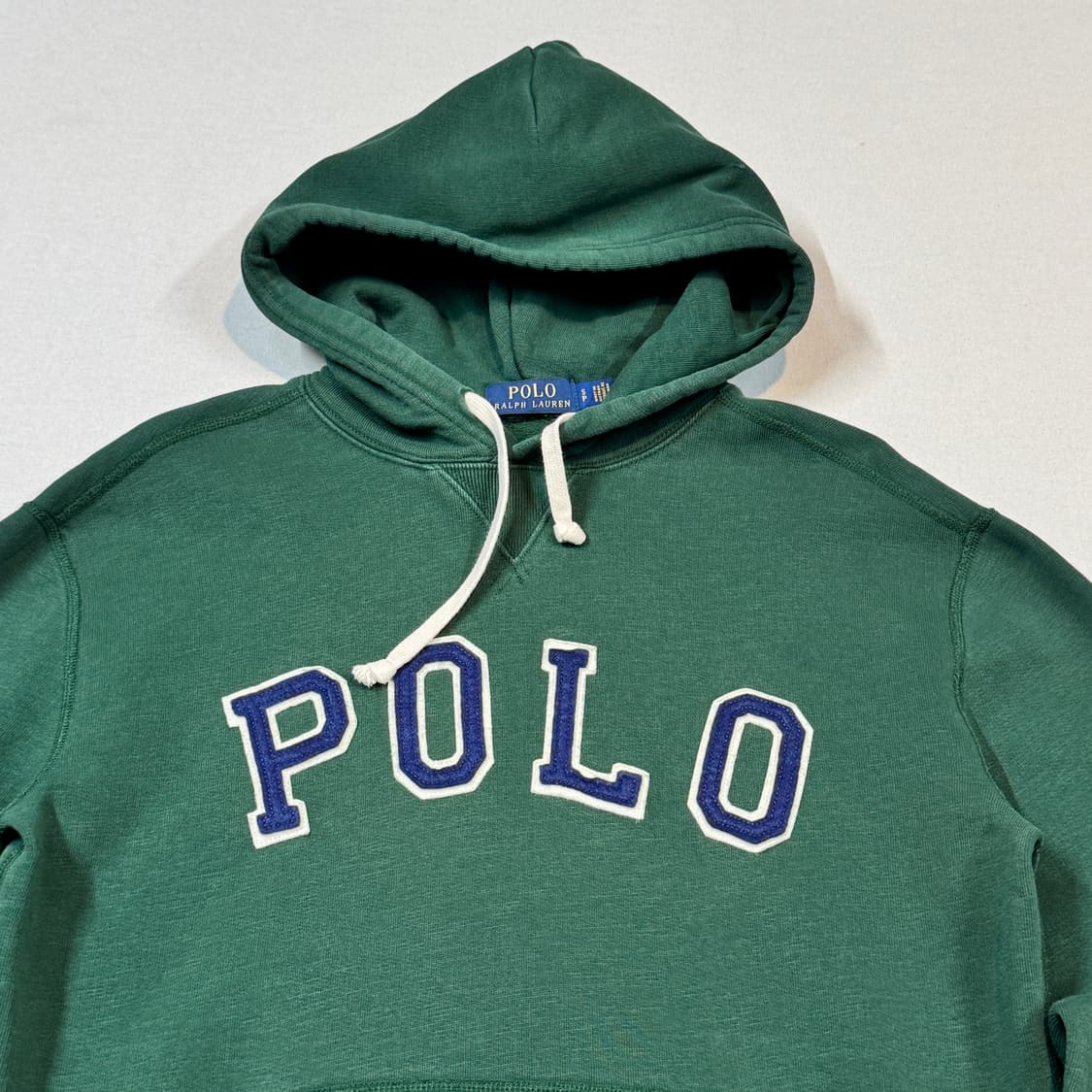 S) 폴로 랄프로렌 스펠로고 후드티 그린 상품이미지3