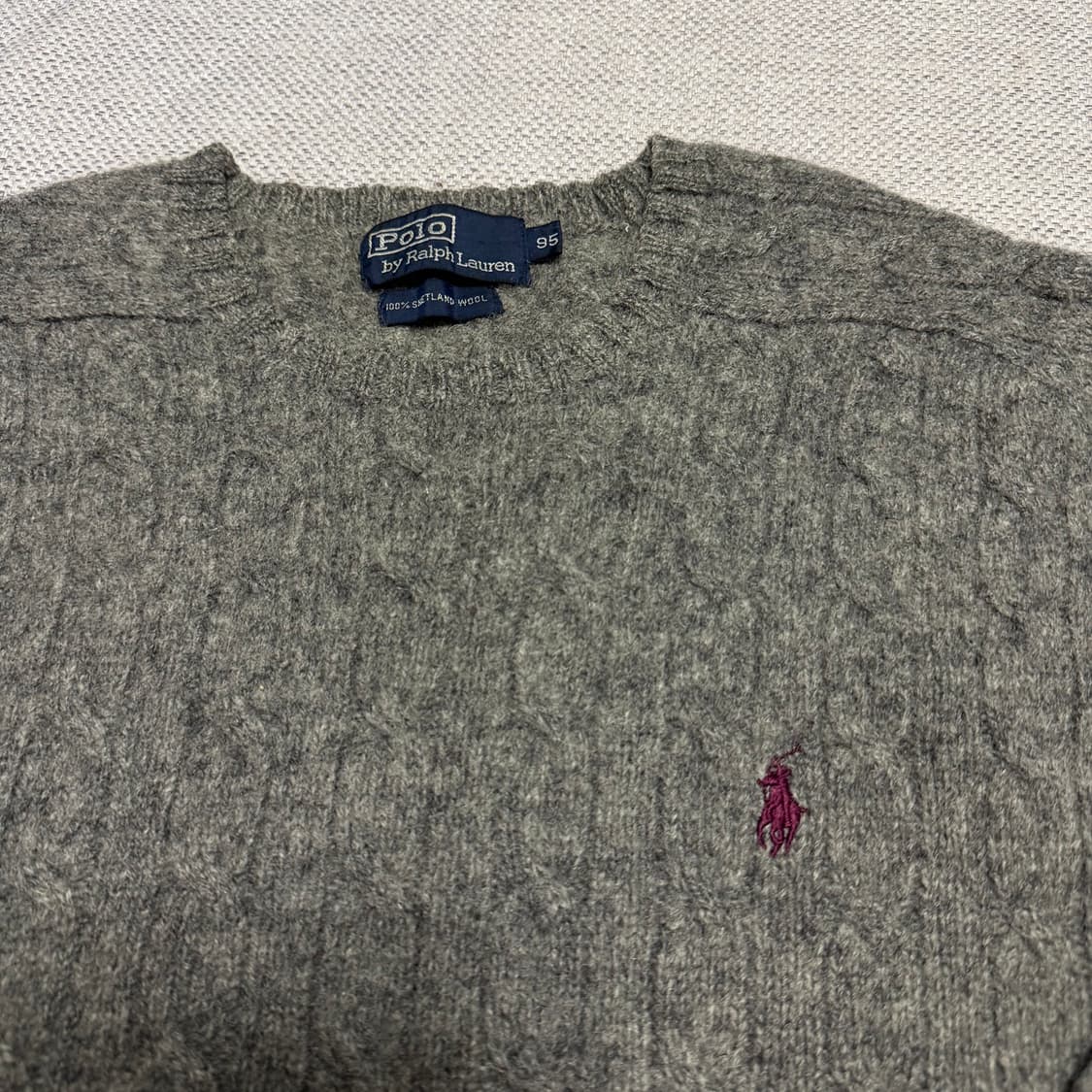 폴로 랄프로렌 케이블 울 니트 상품이미지2