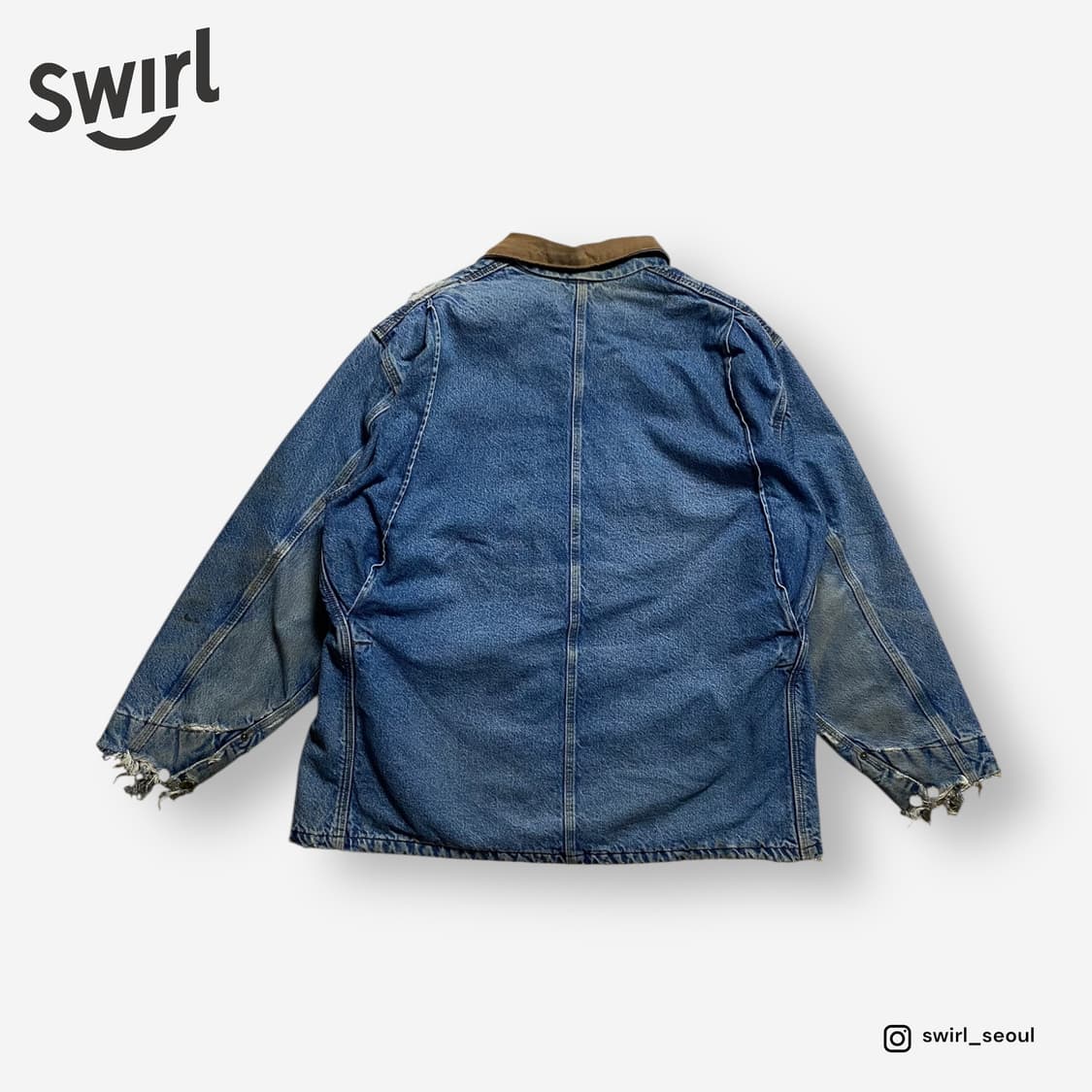 🌊Carhartt Blanket Denim chore coat 상품이미지3