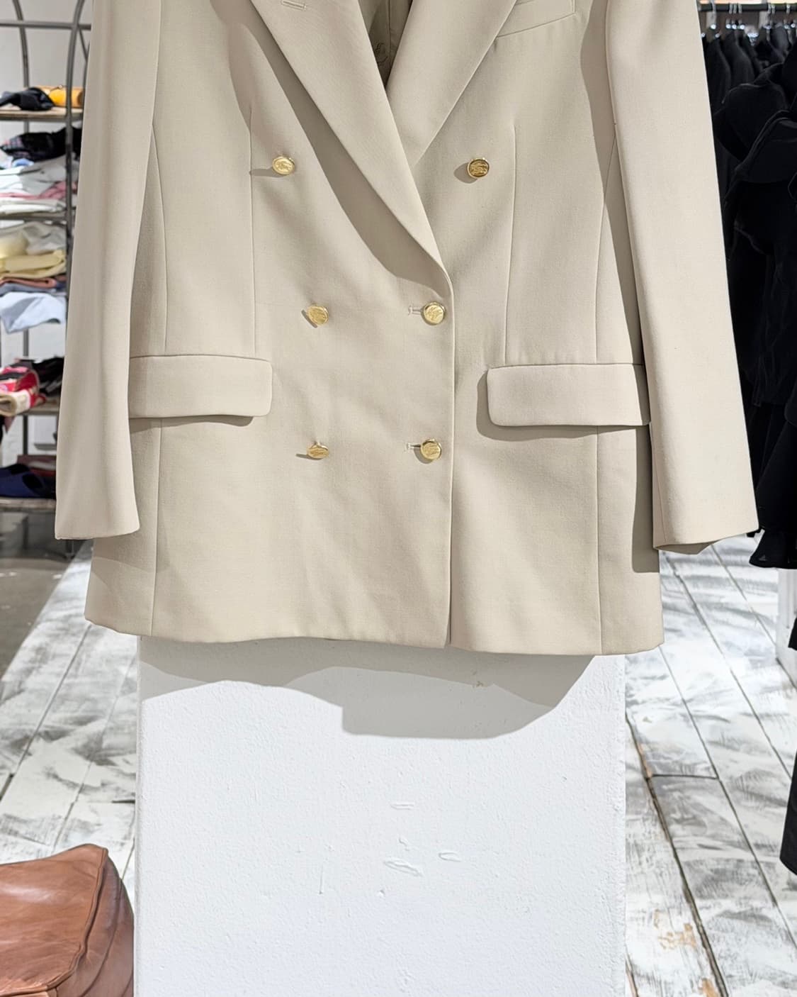 버버리 베이지 더블 브레스티드 블레이저 상품이미지5