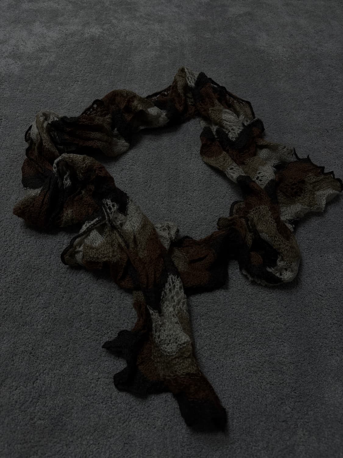 Vintage v-kei punk mood scarf 상품이미지2