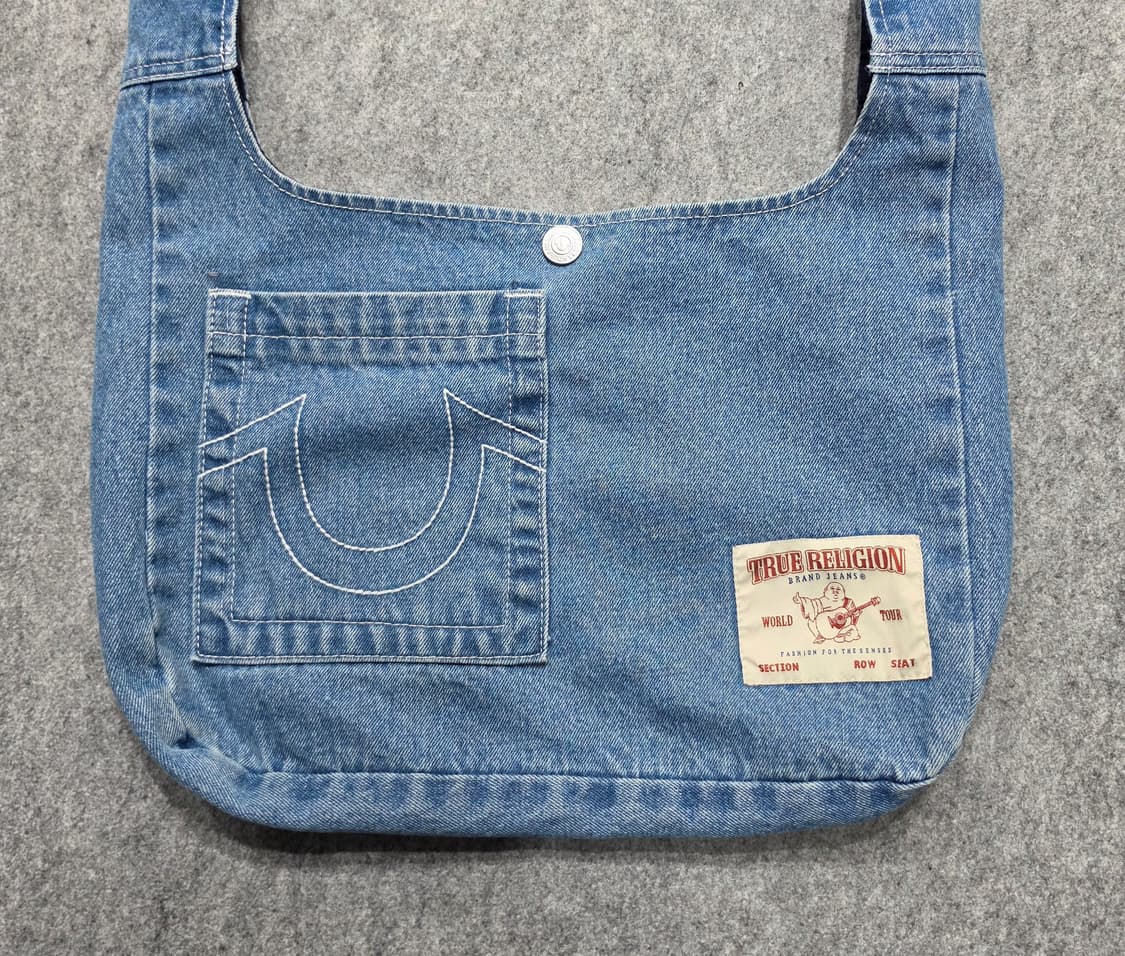 트루릴리젼 데님 사이드 백 가방 크로스백 보부상 가방 상품이미지3