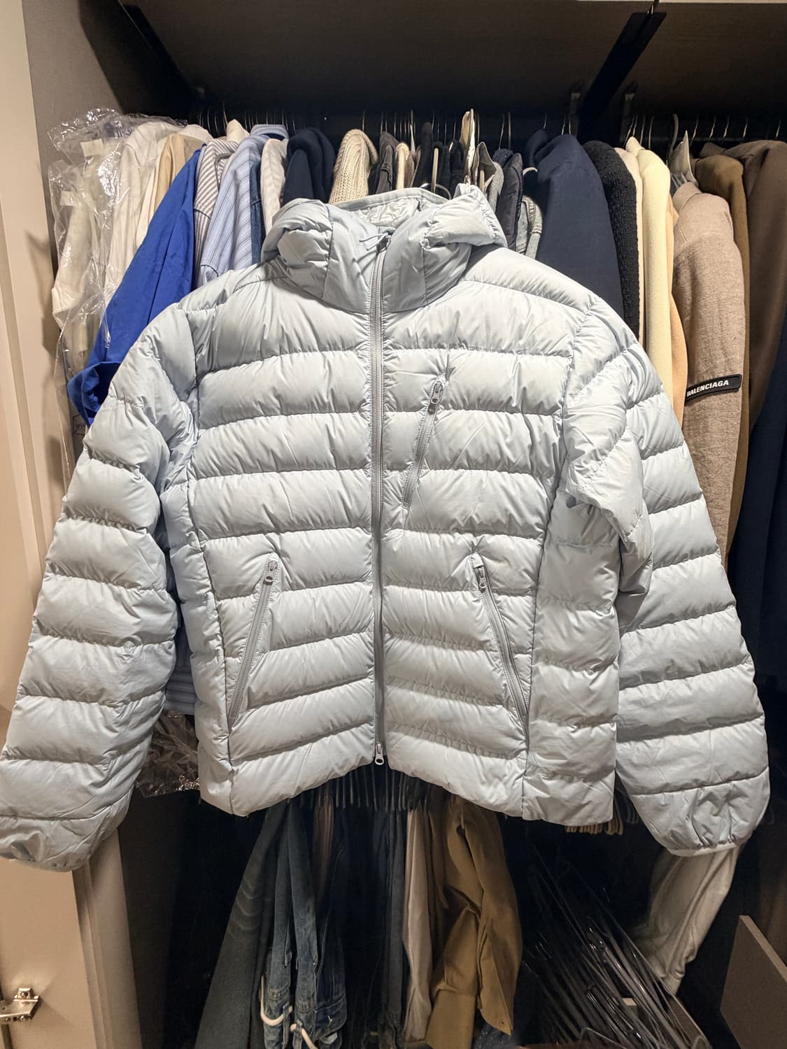 시티 레저 후디드 라이트 다운 재킷 [클라우디 블루] 상품이미지2